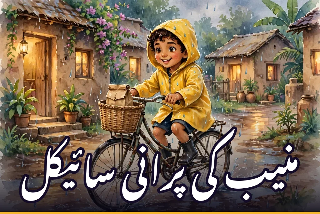 منیب کی پرانی سائیکل