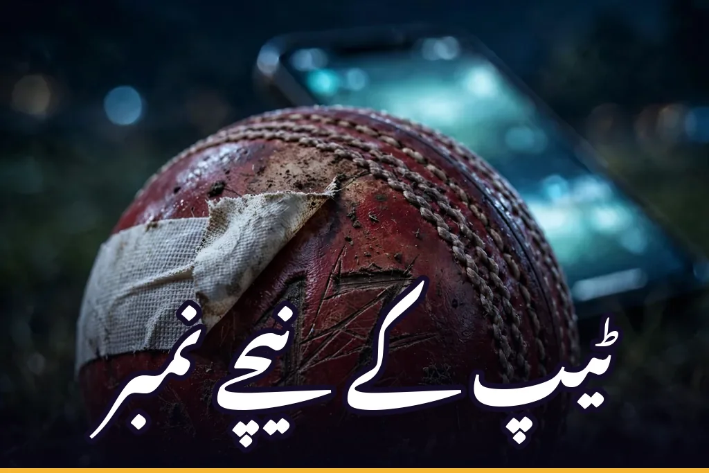 ٹیپ کے نیچے نمبر