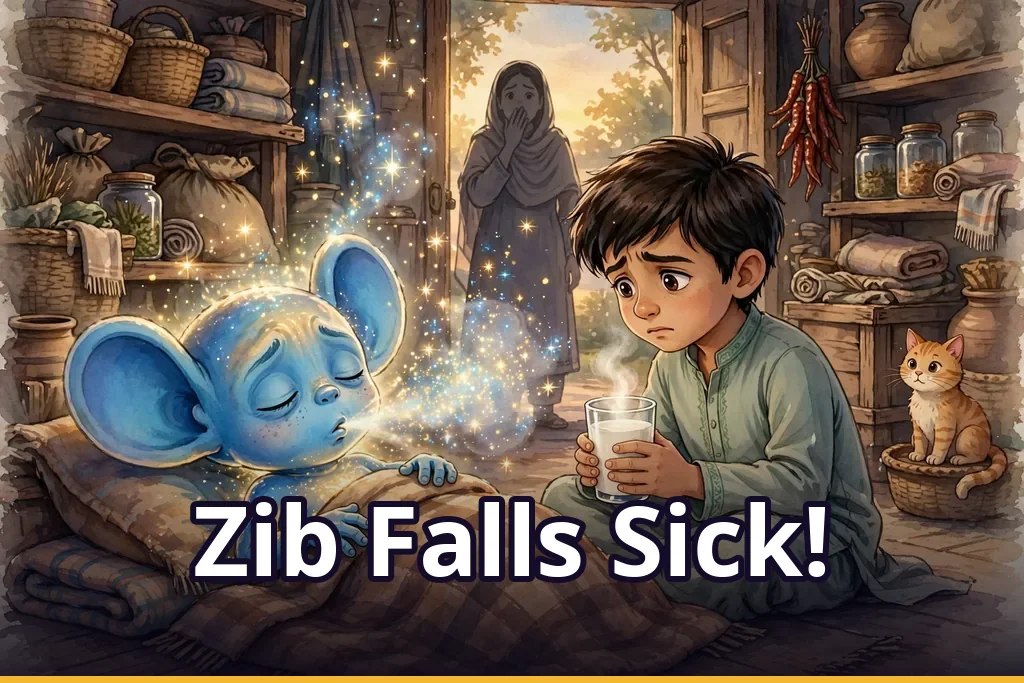 Zib Falls Sick!