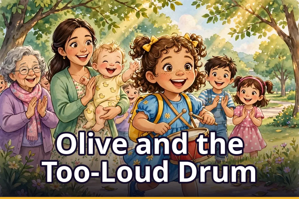 Olive and the Too-Loud Drum