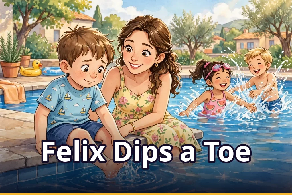 Felix Dips a Toe