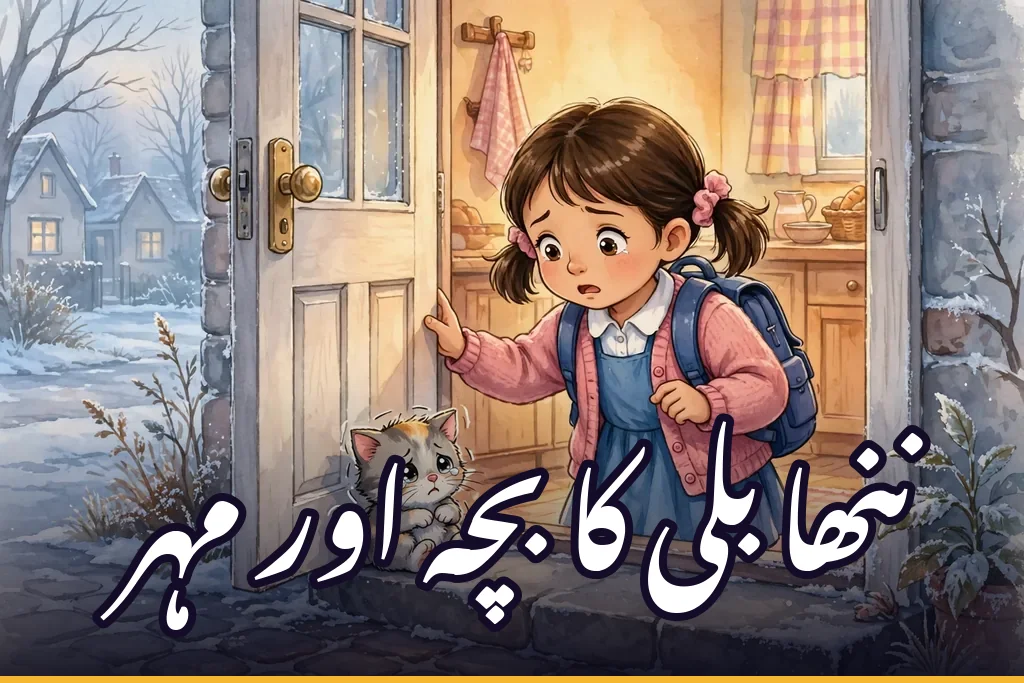 ننھا بلی کا بچہ اور مہر