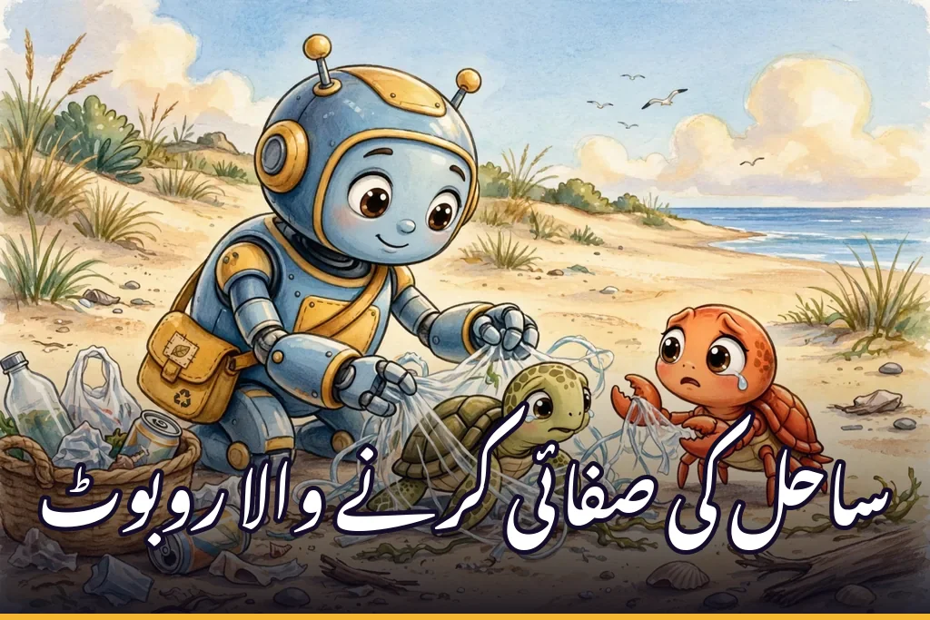 ساحل کی صفائی کرنے والا روبوٹ