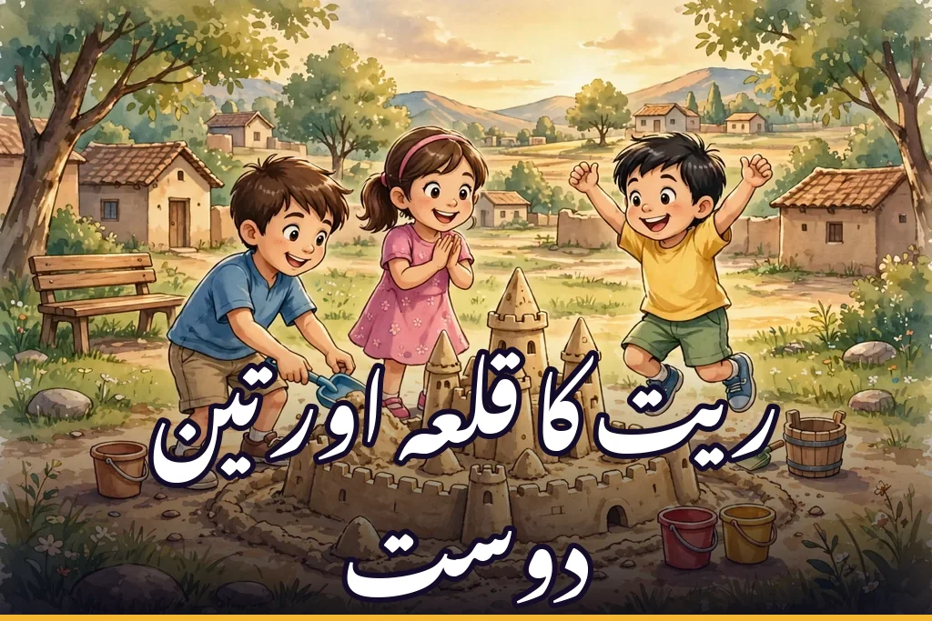 ریت کا قلعہ اور تین دوست